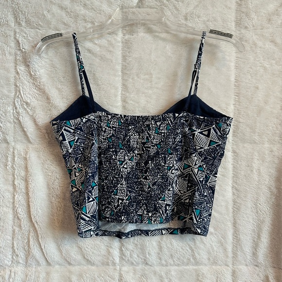 Geometric Design Bustier Top - Picture 3 of 3